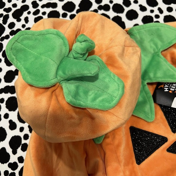 New HYDE & EEK Boutique Infant Pumpkin Costume 12-18 Months Pullover + Hat Set - Picture 3 of 6